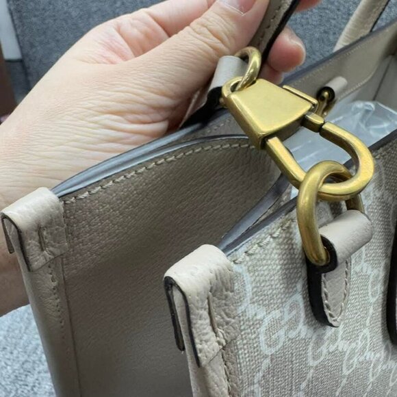 Gucci GG Leather Tote Bag 999-020825 - Picture 11 of 16